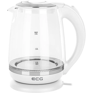 Електрочайник ECG RK 2020 White Glass (RK2020 White Glass) зображення 1