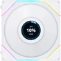 Кулер до корпусу Lian Li TL LCD 140-1, White (G99.14TLLCD1W.00) - зменшене зображення 1