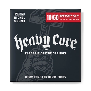 Струни для гітари Jim Dunlop Heavy Core Electric Guitar Strings (10-60) (DHCN1060-6) зображення 1
