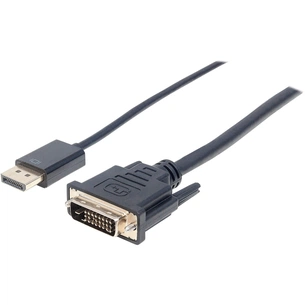 Кабель мультимедійний DisplayPort M to DVI-D 25 M 3.0m Manhattan Intracom (152136) зображення 1