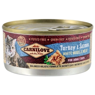Вологий корм для кішок Carnilove з індичкою та лососем (8595602528998) зображення 1