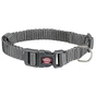 Нашийник для тварин Trixie Premium нейлон M–L: 35–55 см/20 мм графітовий (4053032020450) - зменшене зображення 1