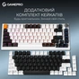 Клавіатура GamePro Asgard Valhalla MK160W Pro 75 RGB Wireless/Bluetooth/USB White (MK160W Pro) - зменшене зображення 8