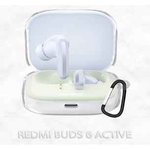 Чохол для навушників BeCover Soft TPU для Xiaomi Redmi Buds 6 Active Transparent (712015) зображення 1