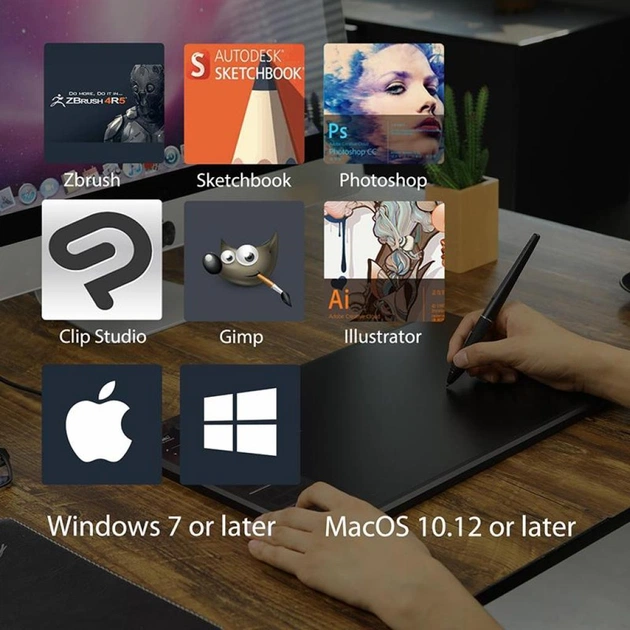 Графический планшет Huion Giano WH1409 V2 (WH1409V2) - изображение 8