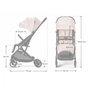 Коляска Kinderkraft Indy 3 Misty Beige (KSINDY03BEG0000) (5902533926831) - зменшене зображення 8