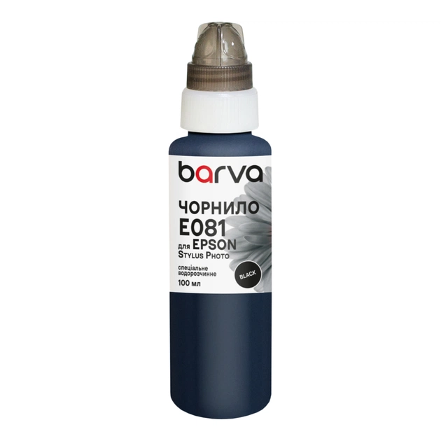 Чернила Barva Epson T0481/T0801/T0811 100 мл, special, black (E081-324e) - изображение 1