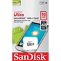 Карта пам'яті SanDisk 16GB Miсro-SDHC Class 10 UHS-I Ultra (SDSQUNS-016G-GN3MN) - зменшене зображення 3