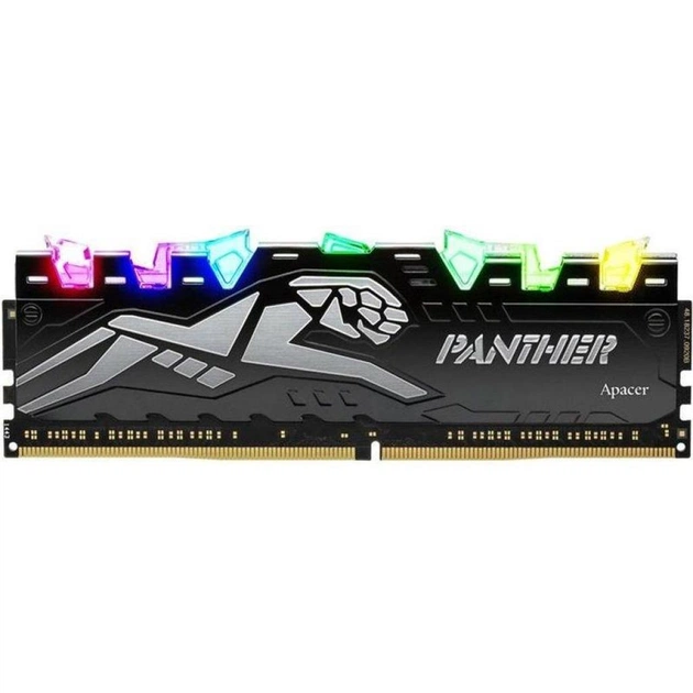 Модуль пам'яті для комп'ютера DDR4 8GB 3200 MHz Panther Rage RGB Silver Apacer (EK.08G21.GJN) - изображение 1