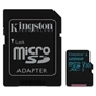 Карта пам'яті Kingston 128GB microSDXC class 10 UHS-I U3 Canvas Go (SDCG2/128GB) - зменшене зображення 2