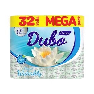 Туалетний папір Диво Premio Waterlily 3 шари 32 рулони (4820003837757) зображення 1