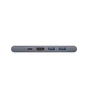 Концентратор Baseus USB-C Thunderbolt 7-in-1 2xUSB 3.0 + 1xUSB-C PD + HDMI 4K60Hz + SD/TF + 1xRJ45 1000Mbps gray (CAHUB-L0G) - уменьшенное изображение 3