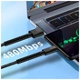 Дата кабель USB 2.0 AM to USB-C 1.0m 2.4А black ColorWay (CW-CBUC063-BK) - зменшене зображення 8