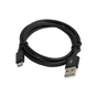 Дата кабель USB 2.0 AM to Micro 5P 1.0m 2.4A black Patron (CAB-PN-USB-MICRO-1-B) - зменшене зображення 1