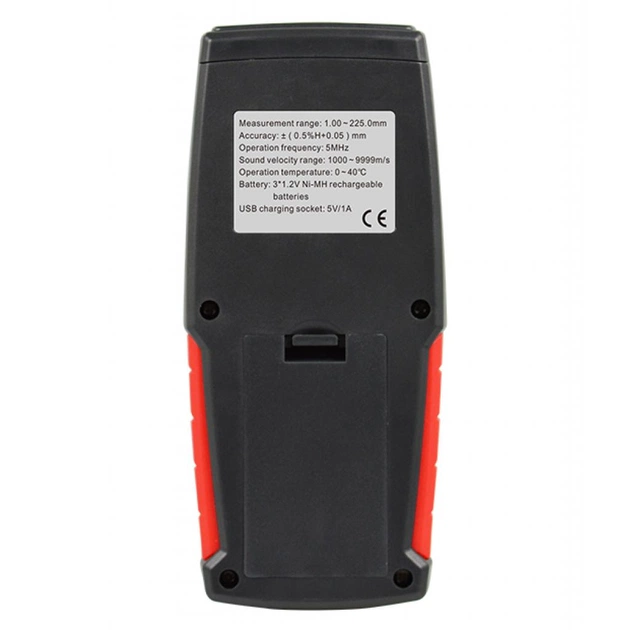 Товщиномір Wintact ультразвуковий 1-300мм (WT100A) - picture 3