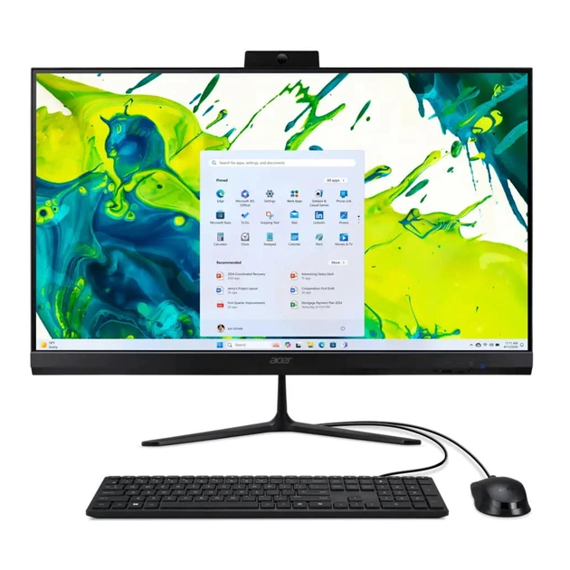 Комп'ютер Acer Aspire C27-2G AiO / Core5 120U, 16, 512, WiFi, кл+м (DQ.BRSME.001) - зображення 1