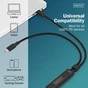 Дата кабель USB-C to 2xUSB-C 1.8m 140W black Digitus (AK-300170-018-S) - уменьшенное изображение 5
