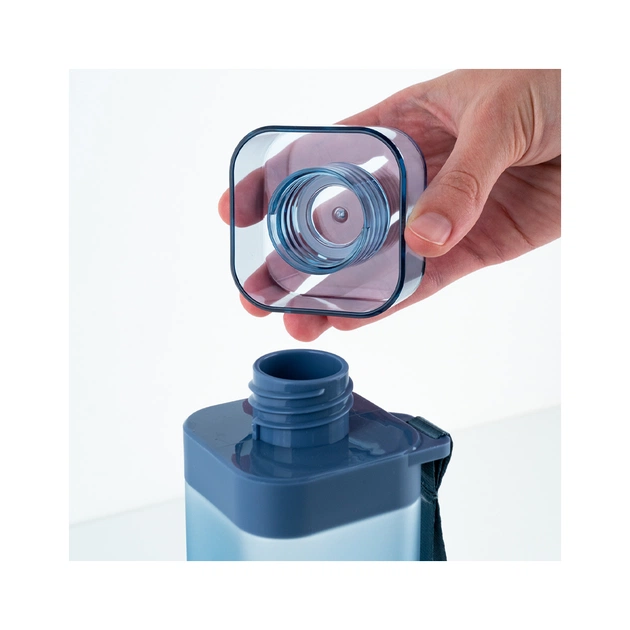 Поїльник-непроливайка Kite квадратна, 700 мл, синя (K24-1210-1) - picture 7