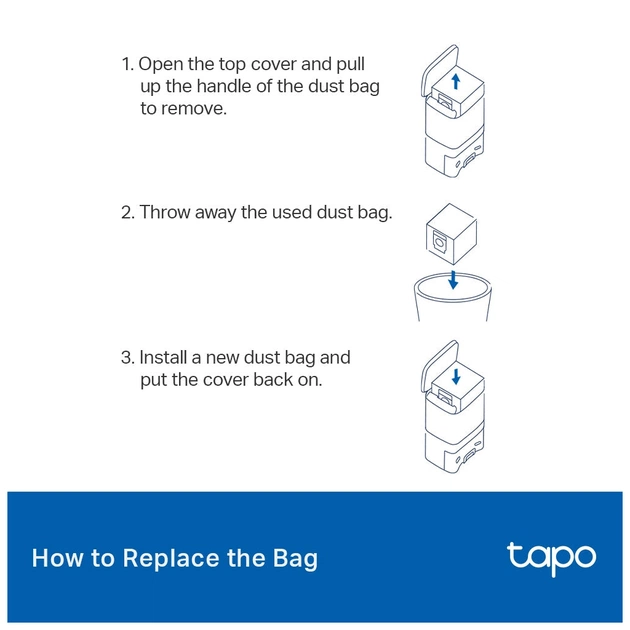 Мешок для пылесоса TP-Link Tapo RVA200 - изображение 5