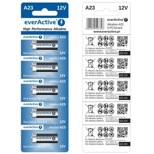 Батарейка everActive A23 (23A5BL) BL 5шт изображение 1
