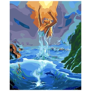 Картина по номерам Strateg Богиня води 40х50 см (SY6262) зображення 1
