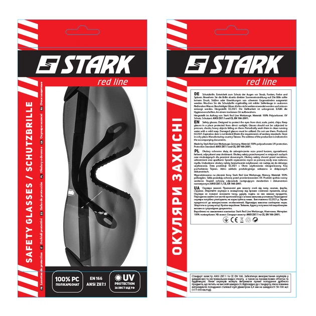 Захисні окуляри Stark SG-02D темні (515000003) - изображение 6