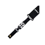 Ремінь для гітари DiMarzio Elastic ClipLock Black (DD2300BK) - зменшене зображення 1