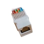 Модуль Keystone RJ45 UTP кат. 5е, Slim, безинструментальный Kingda (KD-KJ2047UC5E) - уменьшенное изображение 1