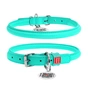 Нашийник для тварин WAUDOG Glamour з QR паспортом, круглий, S ментоловий (350513) - зменшене зображення 1