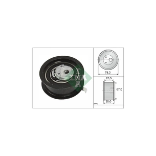 Ролик натягувача ременя INA 531 0251 30 зображення 1