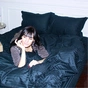 Постільна білизна MirSon Satin Stripe 30-0021 Dark Blue 110х140 Дитяча (2200005246320) - зменшене зображення 6