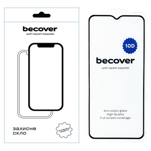 Скло захисне BeCover ZTE Blade A34 10D Black (712336) зображення 1