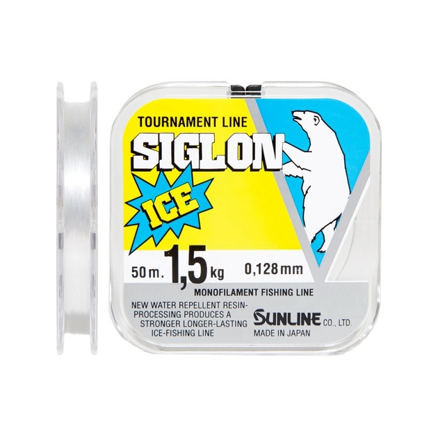 Леска Sunline SIGLON ICE 50м #0.6/0.128мм 1,5кг (1658.03.11) - изображение 1