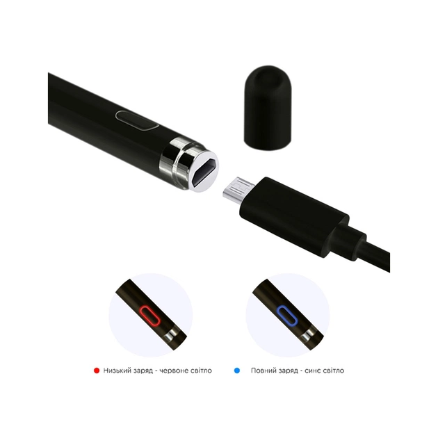Стилус AirOn AirPen для ємнісного дисплею Black (6126755803223) - picture 4