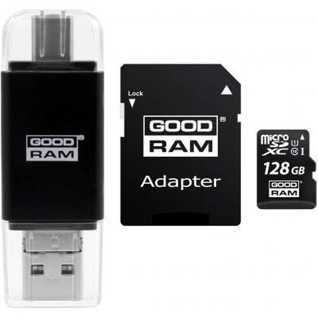 Карта пам'яті Goodram 128GB miсroSDXC class 10 UHS-I (M1A5-1280R11) - изображение 1