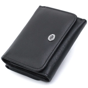 Гаманець ST Leather З натуральної шкіри Чорний (22722) изображение 1