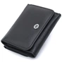 Гаманець ST Leather З натуральної шкіри Чорний (22722) - уменьшенное изображение 1