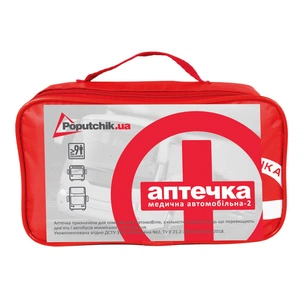 Автомобільна аптечка Poputchik 02-077-М зображення 1