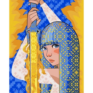 Картина по номерам Santi Відважна Українка, 40*50 см mosyakart (954456) зображення 1