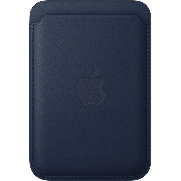 Чохол до мобільного телефона Apple iPhone FineWoven Wallet with MagSafe - Deep Blue (MA6X4ZM/A) - изображение 1