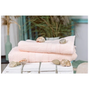 Рушник MirSon набір банний 5010 SoftNess Peach 50x90, 70x140 (2200003183023) зображення 1