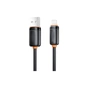 Дата кабель USB 2.0 AM to Lightning 2.0m 3A black XO (NB302-AI-2.black) - уменьшенное изображение 1