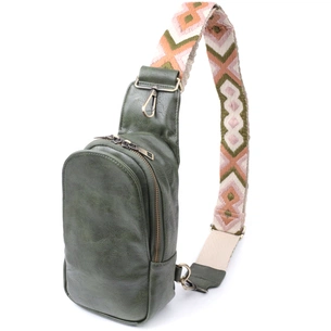 Сумка Vintage Через плече з екошкіри Зелена (22791) зображення 1