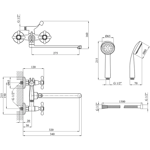 Змішувач Agua Toledo-C074 (CV018083) - picture 6