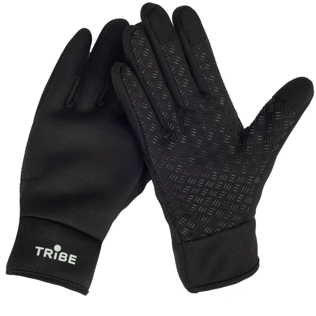 Рукавиці Tribe Windstop black L (T-KC-0002-black-L) - зображення 1