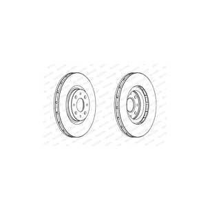 Гальмівний диск FERODO DDF1122 зображення 1
