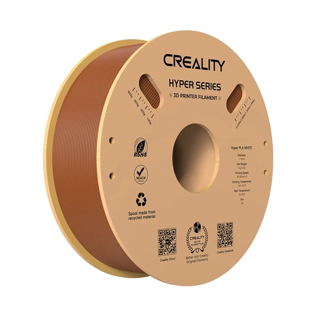 Пластик для 3D-принтера Creality PLA Hyper 1кг, 1.75мм, brown (3301010382) - зображення 1