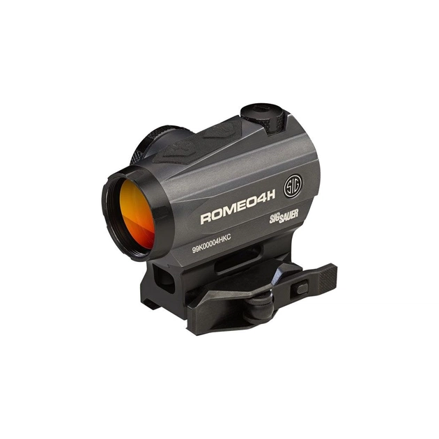 Коліматорний приціл Sig Sauer Romeo 4H RD Ballistic Circle Quadple 0.5 MOA ADJ Graphite (SOR43012) - зображення 1