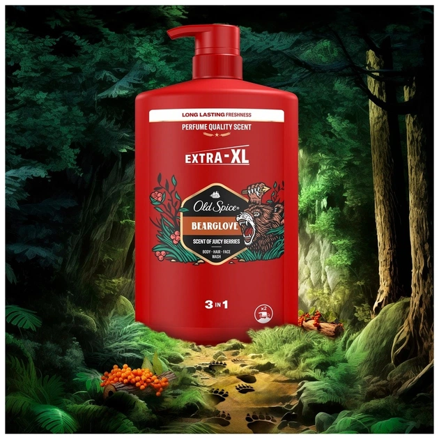Гель для душу Old Spice Bearglove 1000 мл (8700216610933) - зображення 11