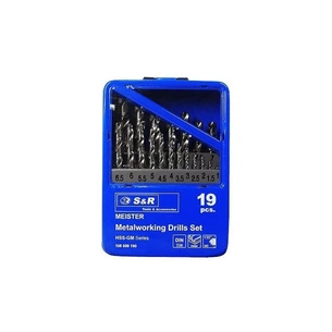 Набір свердл S&R MEISTER 19шт 1.0-10.0мм (108809190) зображення 1